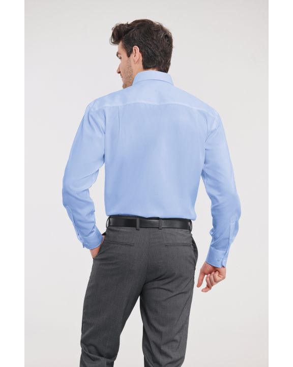 Hemd RUSSELL Men's Long Sleeve Ultimate Non-Iron Shirt personalisierbar