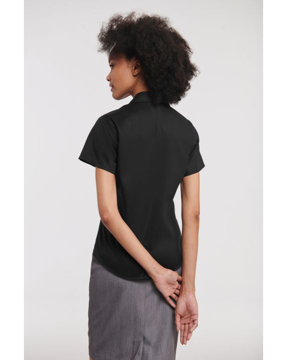 Hemd RUSSELL Ladies' Short Sleeve Ultimate Non-Iron Shirt personalisierbar