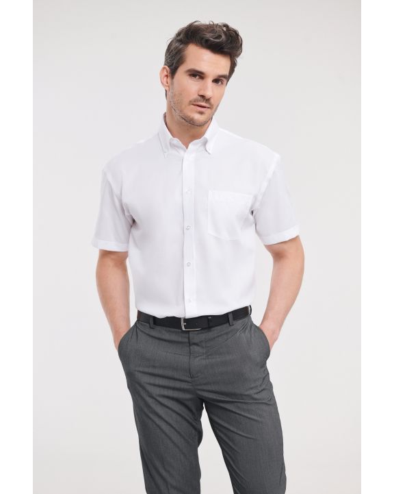 Hemd RUSSELL Men's Short Sleeve Ultimate Non-iron Shirt voor bedrukking & borduring