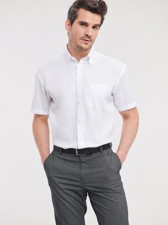 RUSSELL Chemise homme manches courtes Non Iron - classique