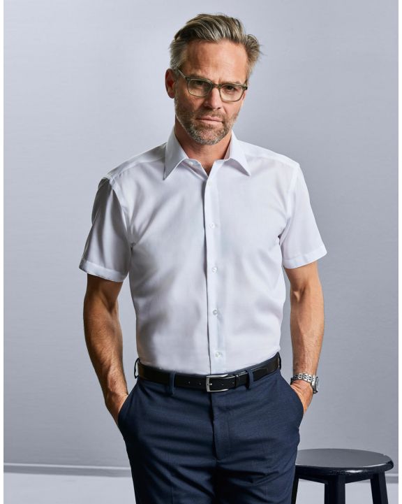Hemd RUSSELL Men's Tailored Ultimate Non-Iron Shirt personalisierbar
