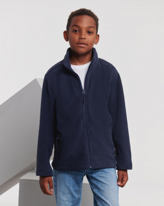 Polar Fleece RUSSELL Kids Full Zip Outdoor Fleece voor bedrukking &amp; borduring