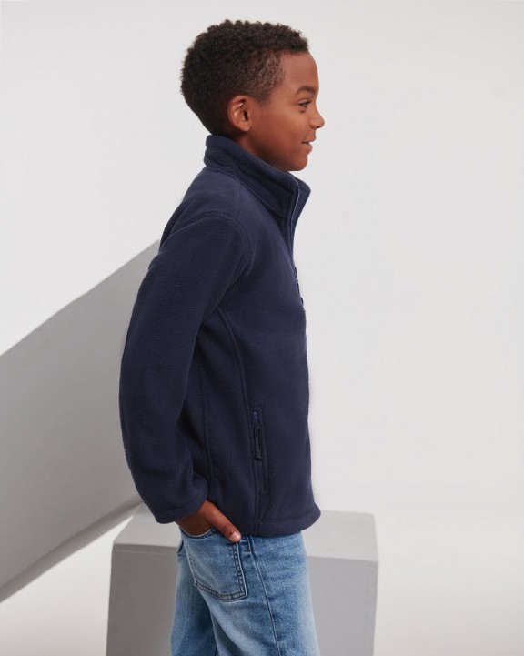 Polar Fleece RUSSELL Kids Full Zip Outdoor Fleece voor bedrukking &amp; borduring