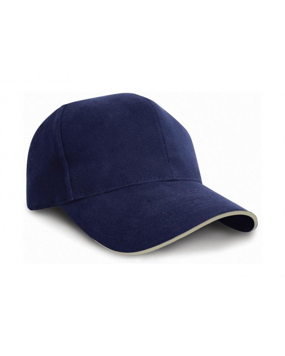 Petje RESULT Sandwich Brushed Cotton Cap voor bedrukking &amp; borduring