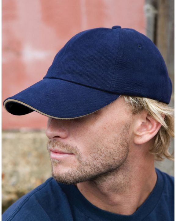 Kappe RESULT Sandwich Brushed Cotton Cap personalisierbar