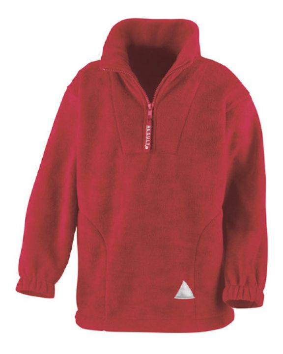 Laine polaire personnalisable RESULT R33J Kids 1/4 Zip Fleece