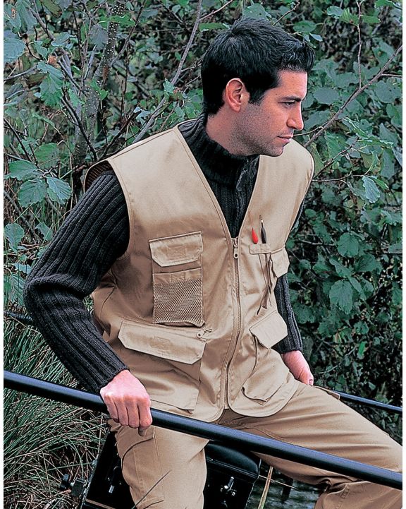 Jacke RESULT Safari Waistcoat personalisierbar
