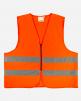 Fluohesje FLUOFLASH Safety jacket !! ZIPPER !! voor bedrukking & borduring
