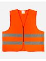 Gilet de sécurité personnalisable FLUOFLASH Safety jacket !! ZIPPER !!