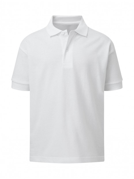 SG CLOTHING Cotton Polo Kids blanc personnalisable