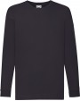 T-shirt personnalisable FOL T-shirt enfant manches longues Valueweight (61-007-0)