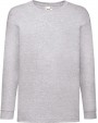 T-shirt personnalisable FOL T-shirt enfant manches longues Valueweight (61-007-0)