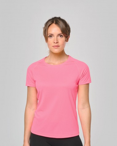 PROACT Damen Basic Sport Funktionsshirt Kurzarm T-Shirt personalisierbar