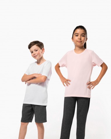 PROACT Kinder Basic Sport Funktionsshirt Kurzarm T-Shirt personalisierbar
