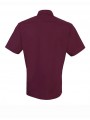 PREMIER Chemise Popeline aubergine personnalisable