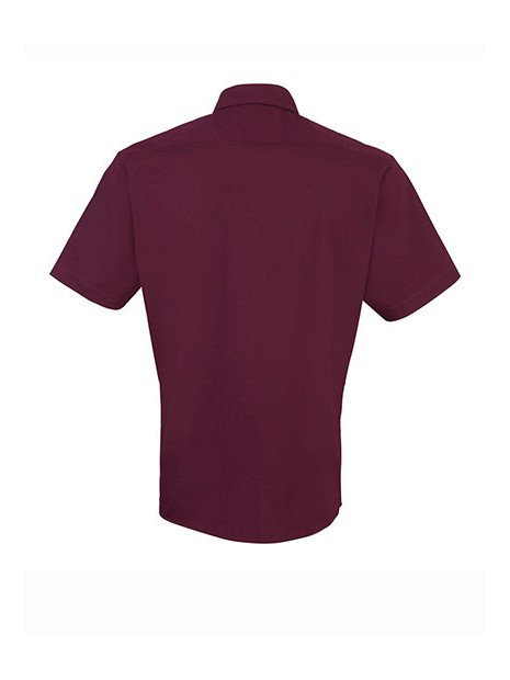 PREMIER Chemise Popeline aubergine personnalisable