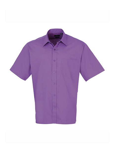 PREMIER Chemise Popeline rich violet personnalisable
