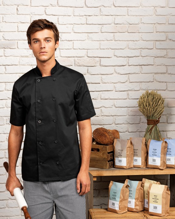 Veste personnalisable PREMIER Veste de cuisine manches courtes