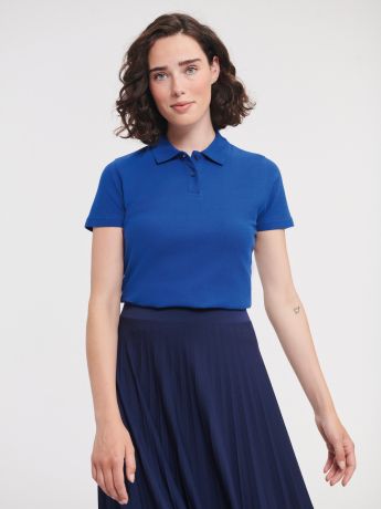 RUSSELL Ladies' Ultimate Cotton Polo