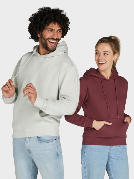 Sweat-shirts à personnaliser SG CLOTHING Hooded Sweatshirt Men mercury grey