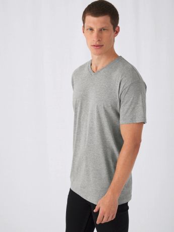 B&C T-shirt col V Exact150