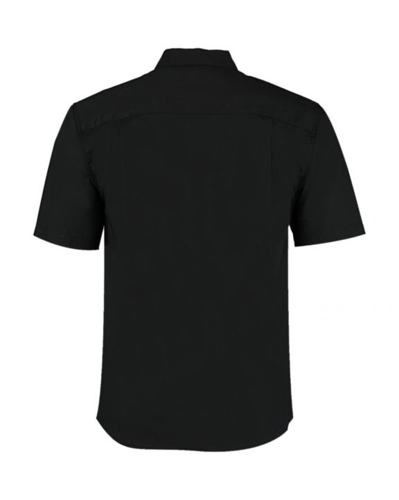 Chemise personnalisable KUSTOM KIT Tailored Fit Mandarin Collar Shirt SSL