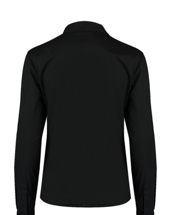 Hemd KUSTOM KIT Women's Tailored Fit Mandarin Collar Shirt voor bedrukking &amp; borduring