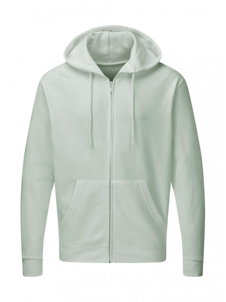 SG CLOTHING Hooded Full Zip Men mercury grey personnalisable