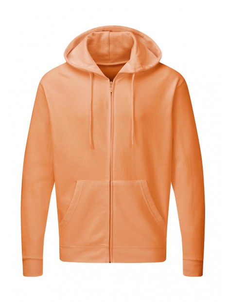 SG CLOTHING Hooded Full Zip Men cantaloupe personnalisable