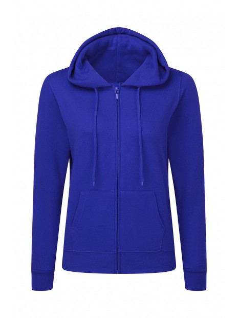 SG CLOTHING Hooded Full Zip Women royal personnalisable