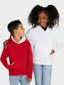 Sweat-shirts à personnaliser SG CLOTHING Hooded Full Zip Kids blanc