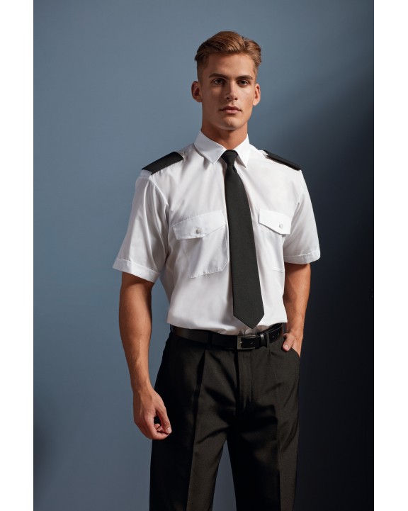 Chemise personnalisable PREMIER Chemise Homme manches courtes Pilote