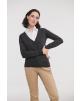 Pullover RUSSELL Ladies' V-neck Knitted Cardigan personalisierbar
