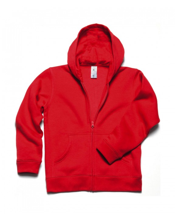 Sweat-shirt personnalisable B&C Hooded Full Zip/kids Sweat