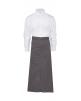 Tablier personnalisable BISTRO BY JASSZ BERLIN Long Bistro Apron with Vent and Pocket