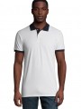 Polos à personnaliser SOL'S Prince blanc/french marine