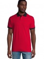 Polos à personnaliser SOL'S Prince rouge/marine