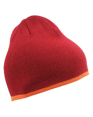 MYRTLE BEACH Beanie with contrasting border Mütze, Schal & Handschuh personalisierbar