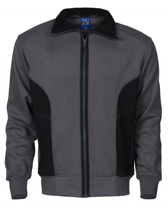 Sweat-shirt personnalisable PROJOB 2121 SWEATSHIRT FULL ZIP