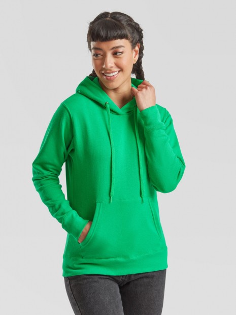 Sweat-shirts à personnaliser FOL LADIES CLASSIC HOODED SWEAT vert kelly