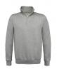 Sweater B&C ID.004 Cotton Rich 1/4 Zip Sweat voor bedrukking & borduring