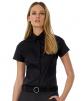 Hemd B&C Black Tie SSL/women Poplin Shirt  personalisierbar