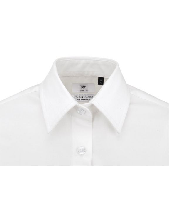 Hemd B&C Sharp LSL/women Twill Shirt voor bedrukking & borduring