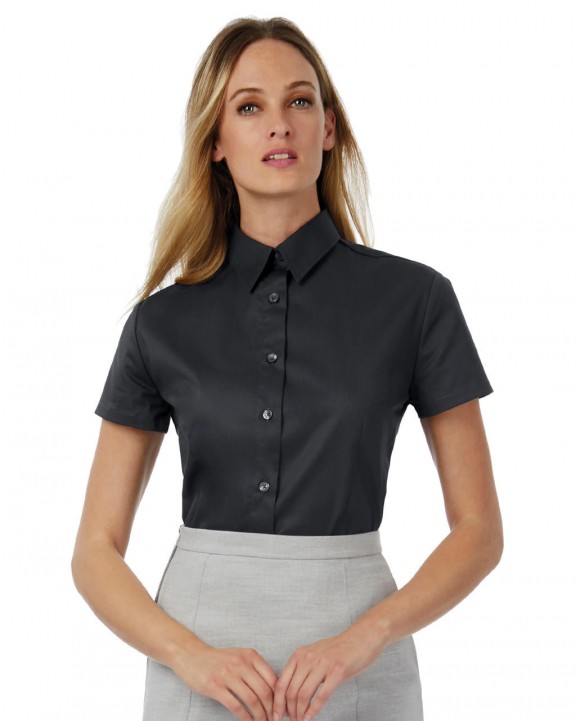 Hemd B&C Sharp SSL/women Twill Shirt  voor bedrukking &amp; borduring