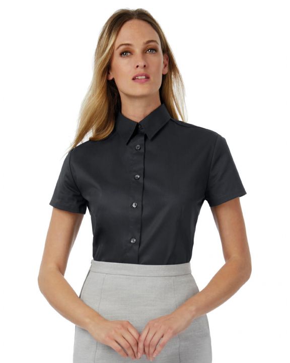 Hemd B&C Sharp SSL/women Twill Shirt  personalisierbar