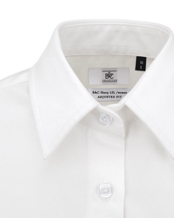 Hemd B&C Sharp SSL/women Twill Shirt  voor bedrukking &amp; borduring