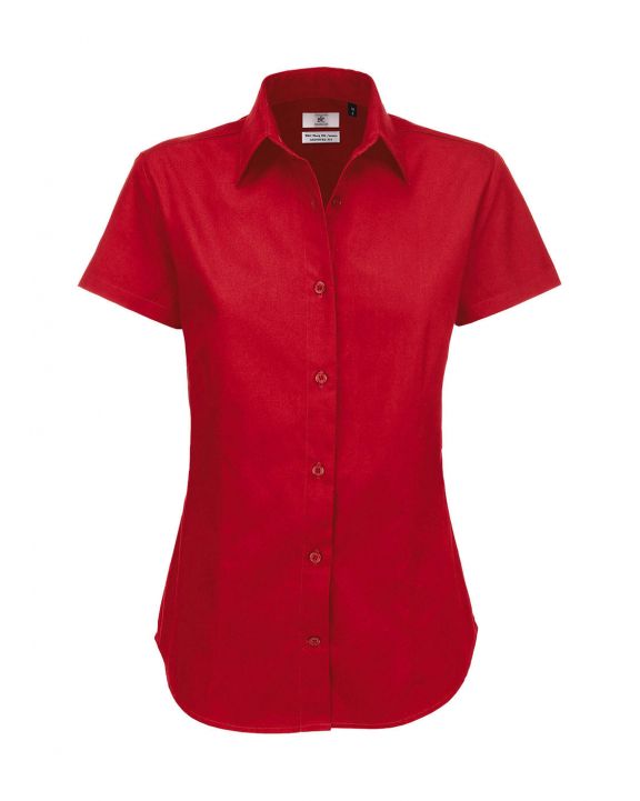 Hemd B&C Sharp SSL/women Twill Shirt  voor bedrukking & borduring