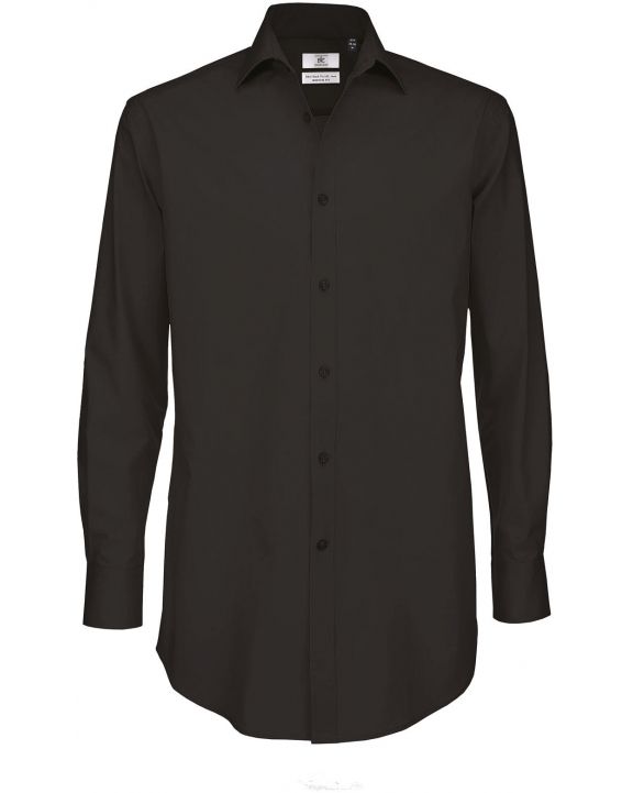 Hemd B&C Black Tie LSL/men Shirt personalisierbar