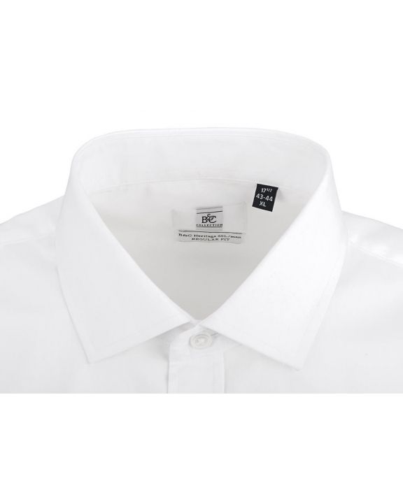 Chemise personnalisable B&C Heritage LSL/men Poplin Shirt