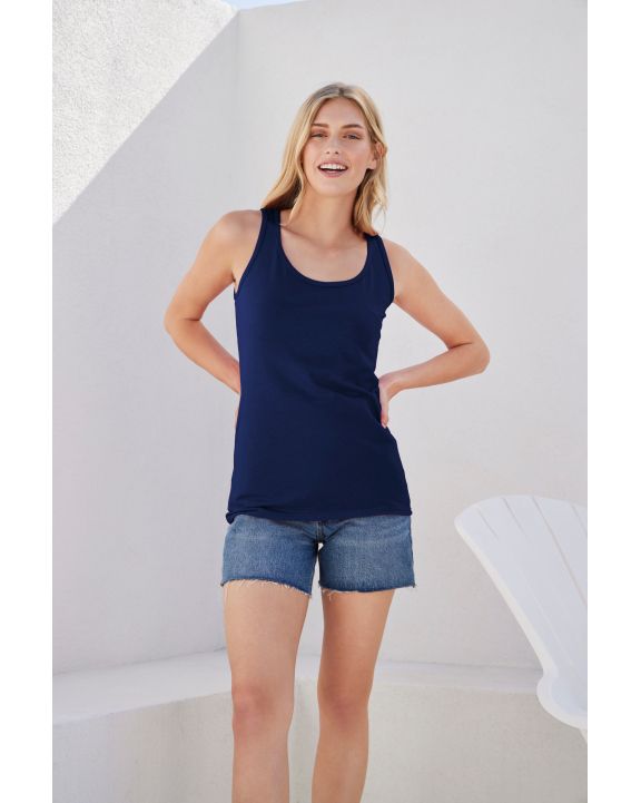 T-shirt GILDAN Softstyle® Fitted Ladies' Tank Top voor bedrukking & borduring